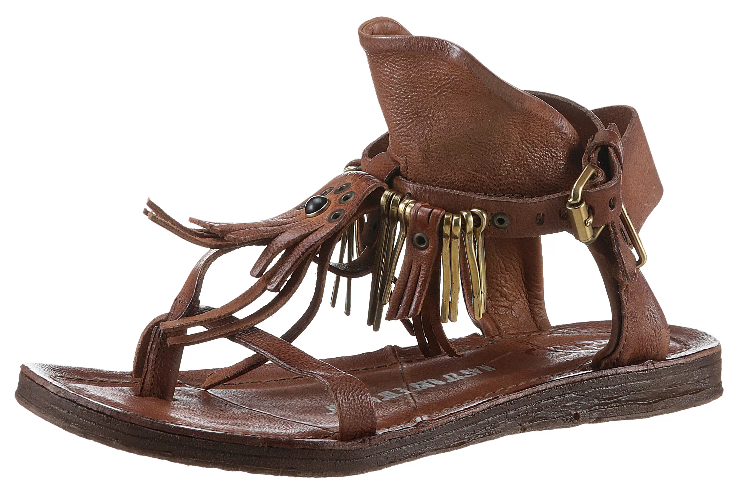 A.S.98 Riemchensandale "RAMOS", Sommerschuh, Sandalette mit modischen Frans günstig online kaufen