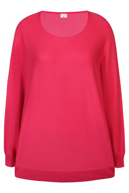 ZE-ZE Nordic Rundhalspullover Pullover Norma Raspberry günstig online kaufen