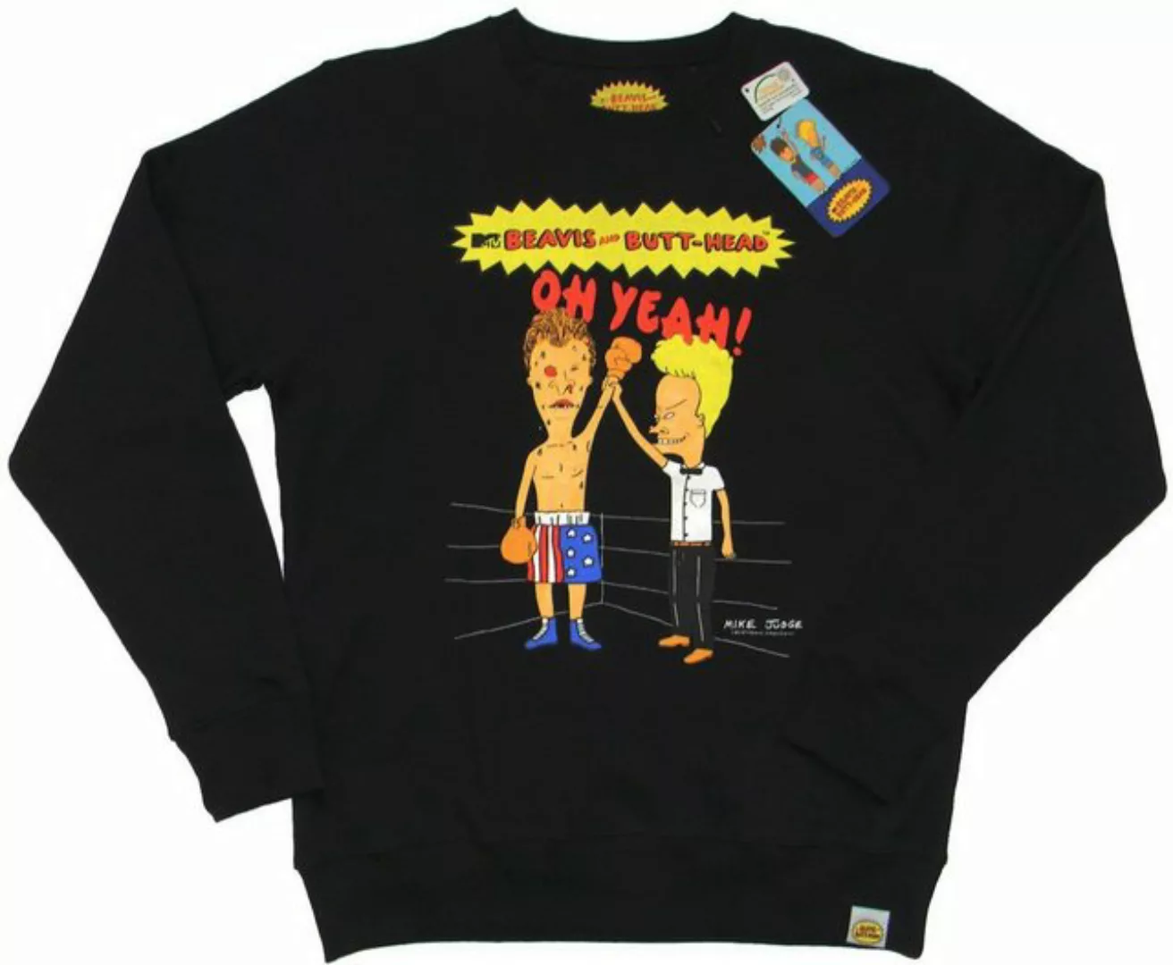 BEAVIS and BUTT-HEAD Hoodie Beavis and Butt-Head, Sweatshirt, "Boxen", Schw günstig online kaufen