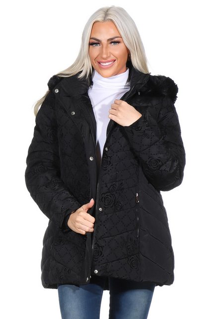 Saturn Paris Langjacke Damen Steppjacke Design Winterrose funktionale Winte günstig online kaufen