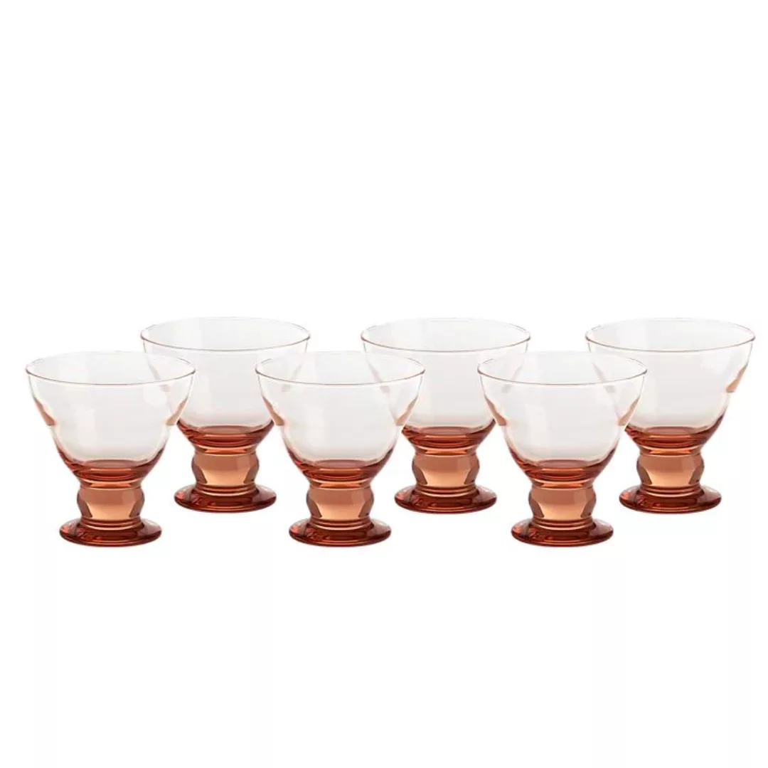 Eiscremeglas Antico 6er-Set Colori Vero12,5cm rosa günstig online kaufen