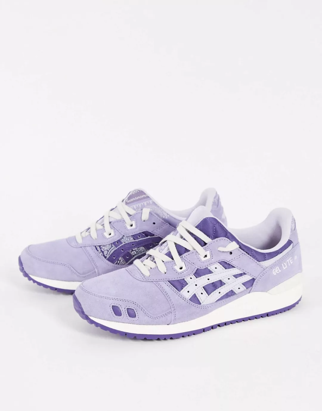 Asics – Gel-Lyte III – Sneaker aus Wildleder in Flieder-Violett günstig online kaufen