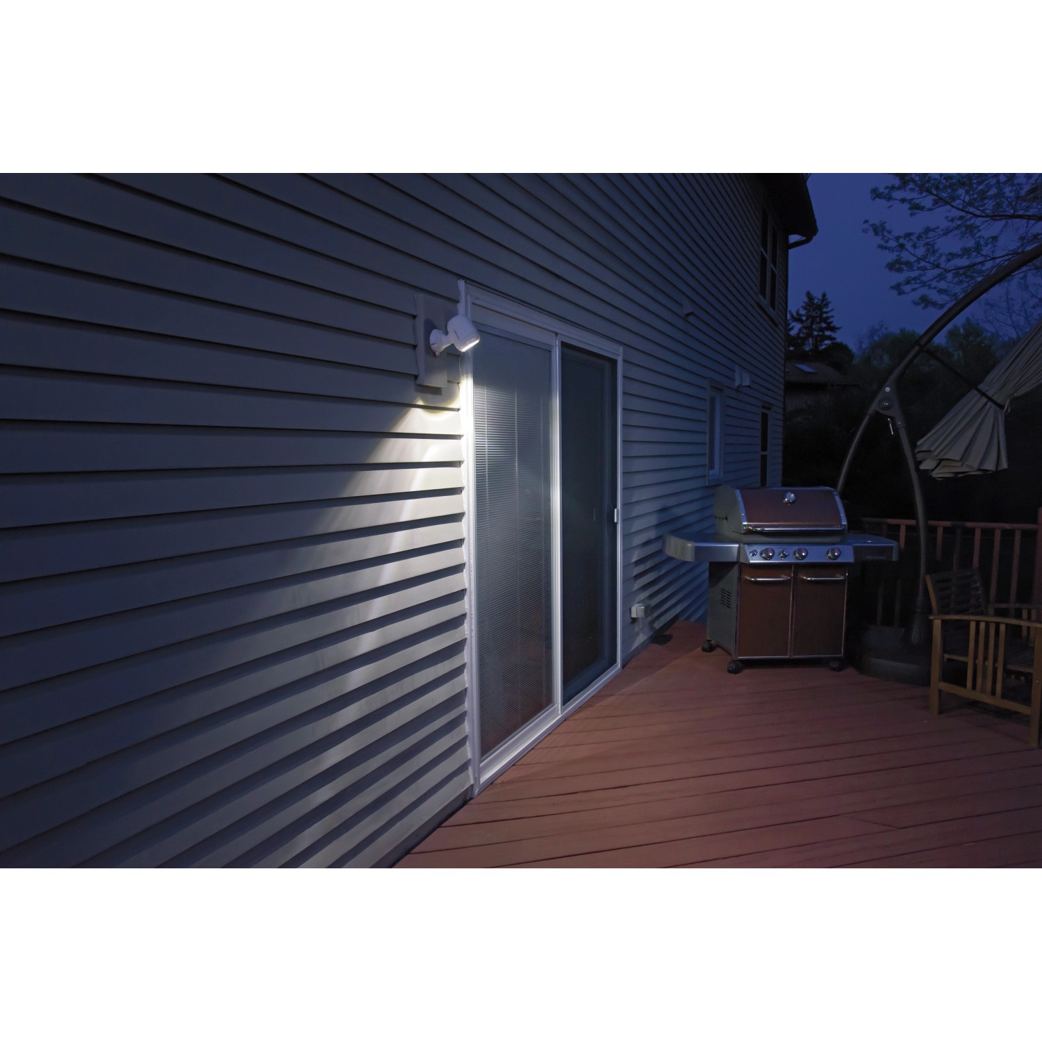 Mr. Beams LED-Außenstrahler mit Bewegungsmelder MB360XT Weiß 2er-Pack günstig online kaufen