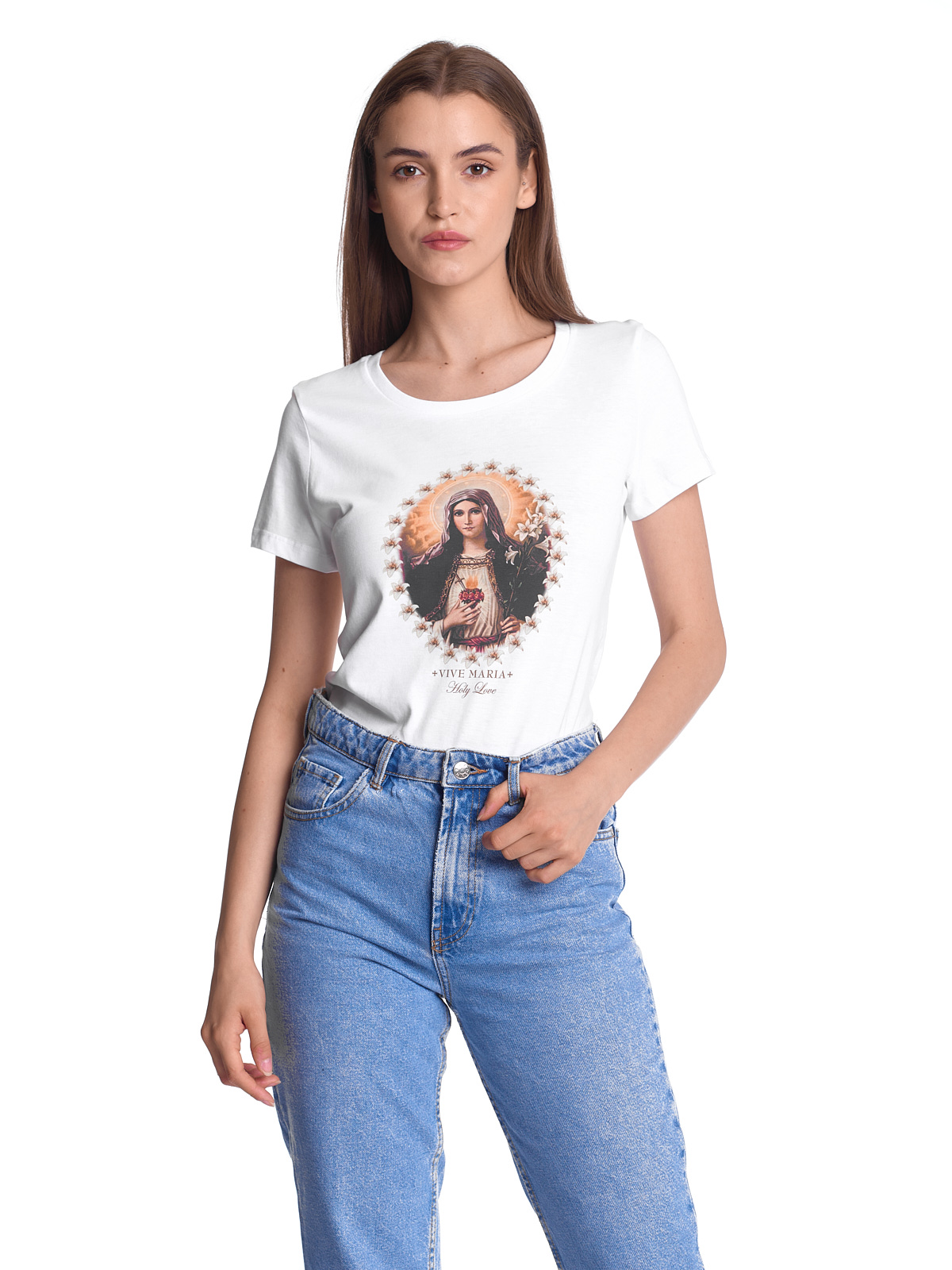 Vive Maria Holy Love Damen T-Shirt schwarz günstig online kaufen