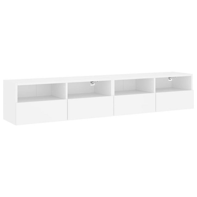 vidaXL TV-Schrank TV-Lowboard TV-Wandschränke 2 Stk Weiß 80x30x30 cm Spanpl günstig online kaufen