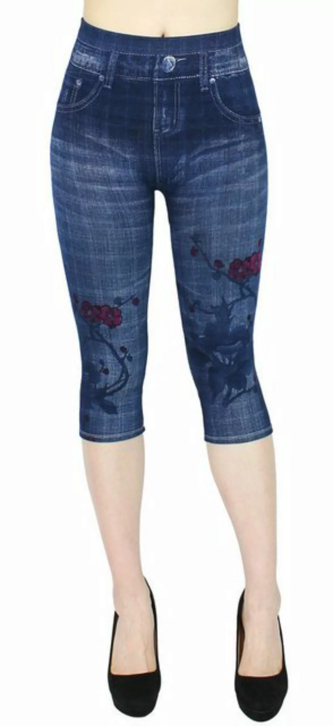 dy_mode 3/4-Leggings Damen Capri Jeggings High Waist Leggings 3/4 Sommerleg günstig online kaufen