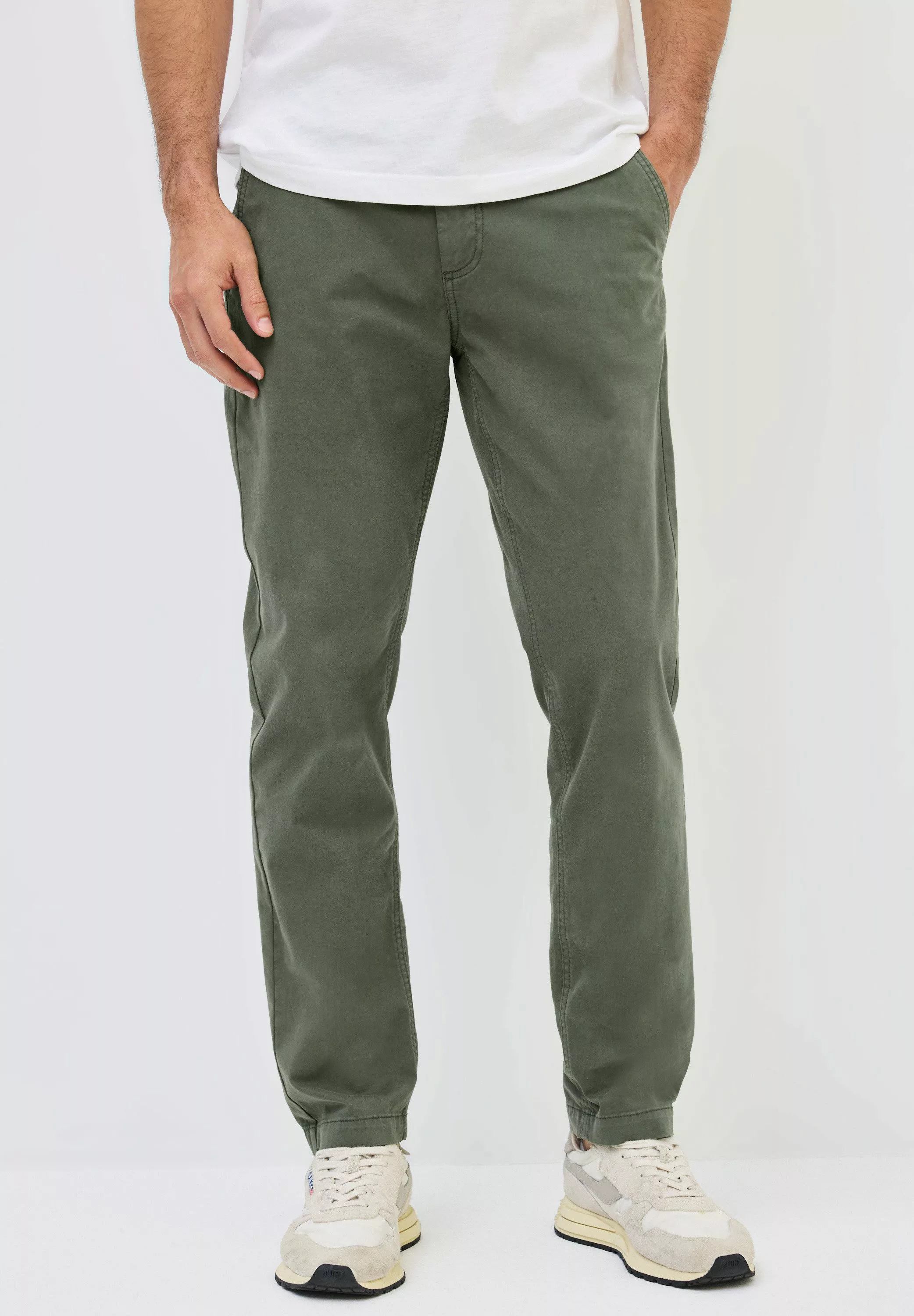 STREET ONE MEN Chinohose aus Baumwolle günstig online kaufen