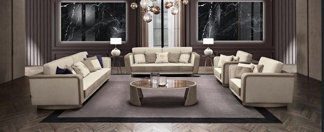 Xlmoebel Sofa Exklusive Möbel Wohnlandschaft Sofa Polstermöbel 3-Sitzer 3-S günstig online kaufen