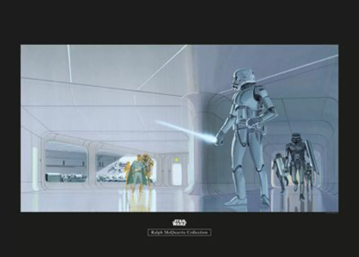 KOMAR Wandbild - Star Wars Classic RMQ Stormtrooper Hallway - Größe: 70 x 5 günstig online kaufen