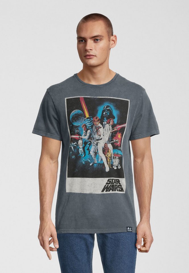 Recovered T-Shirt Star Wars Classic New Hope Poster GOTS zertifizierte Bio- günstig online kaufen