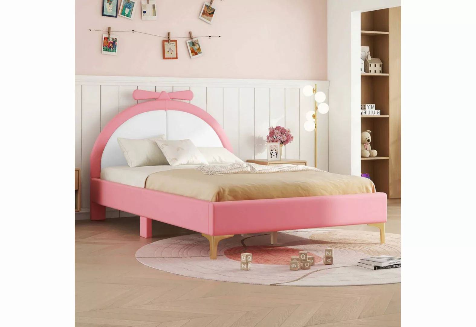 Furnishings Home Polsterbett Kinderbett niedlich romantisch (Set, Bett) günstig online kaufen