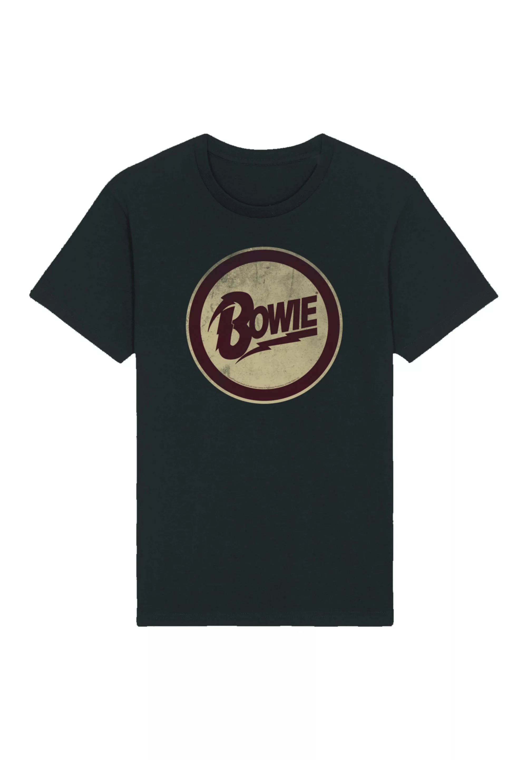 F4NT4STIC T-Shirt "David Bowie Circle Logo", Premium Qualität günstig online kaufen