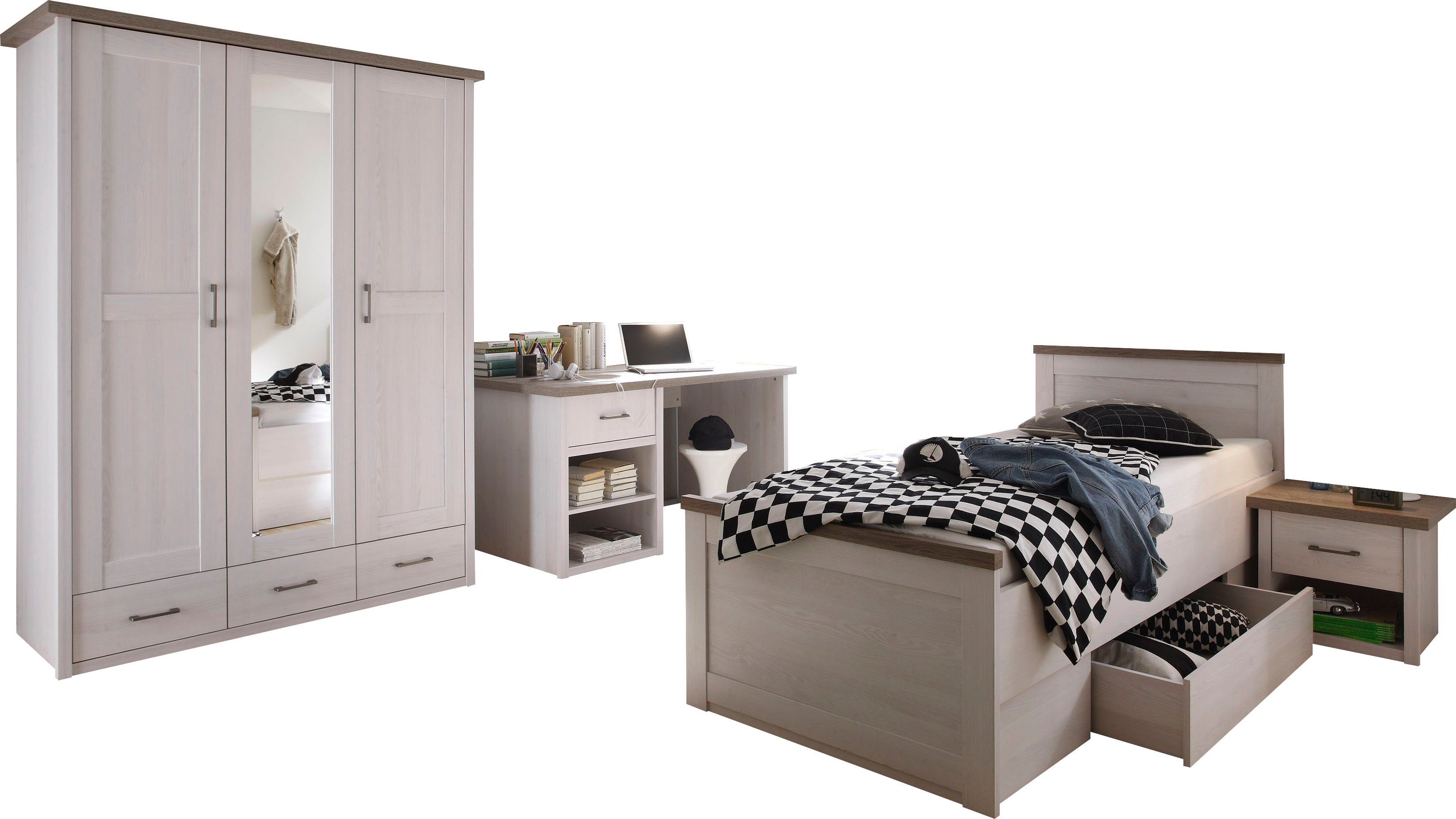 Begabino Jugendzimmer-Set Luca, TOPSELLER Möbel-Set komplett günstig online kaufen