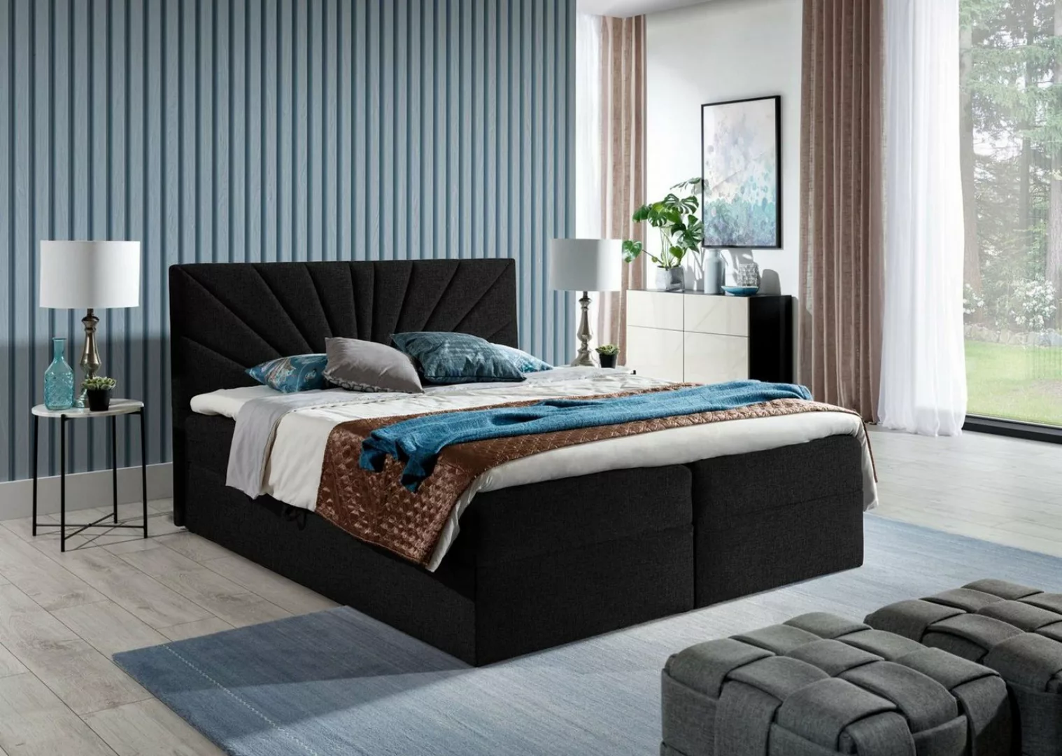 99rooms Boxspringbett Zenturio (Schlafzimmerbett, Bett), Design günstig online kaufen