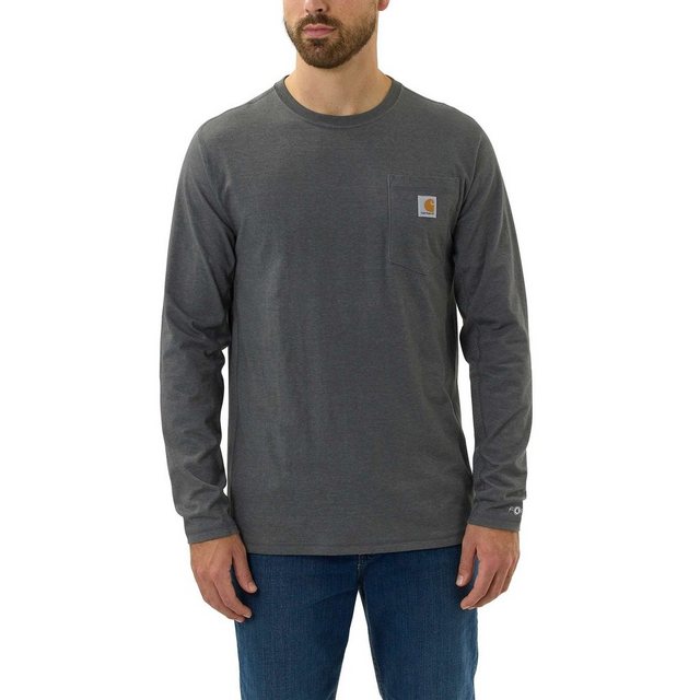 Carhartt Longsleeve Carhartt FORCE FLEX POCKET T-SHIRT L/S 104617 (1-tlg) günstig online kaufen