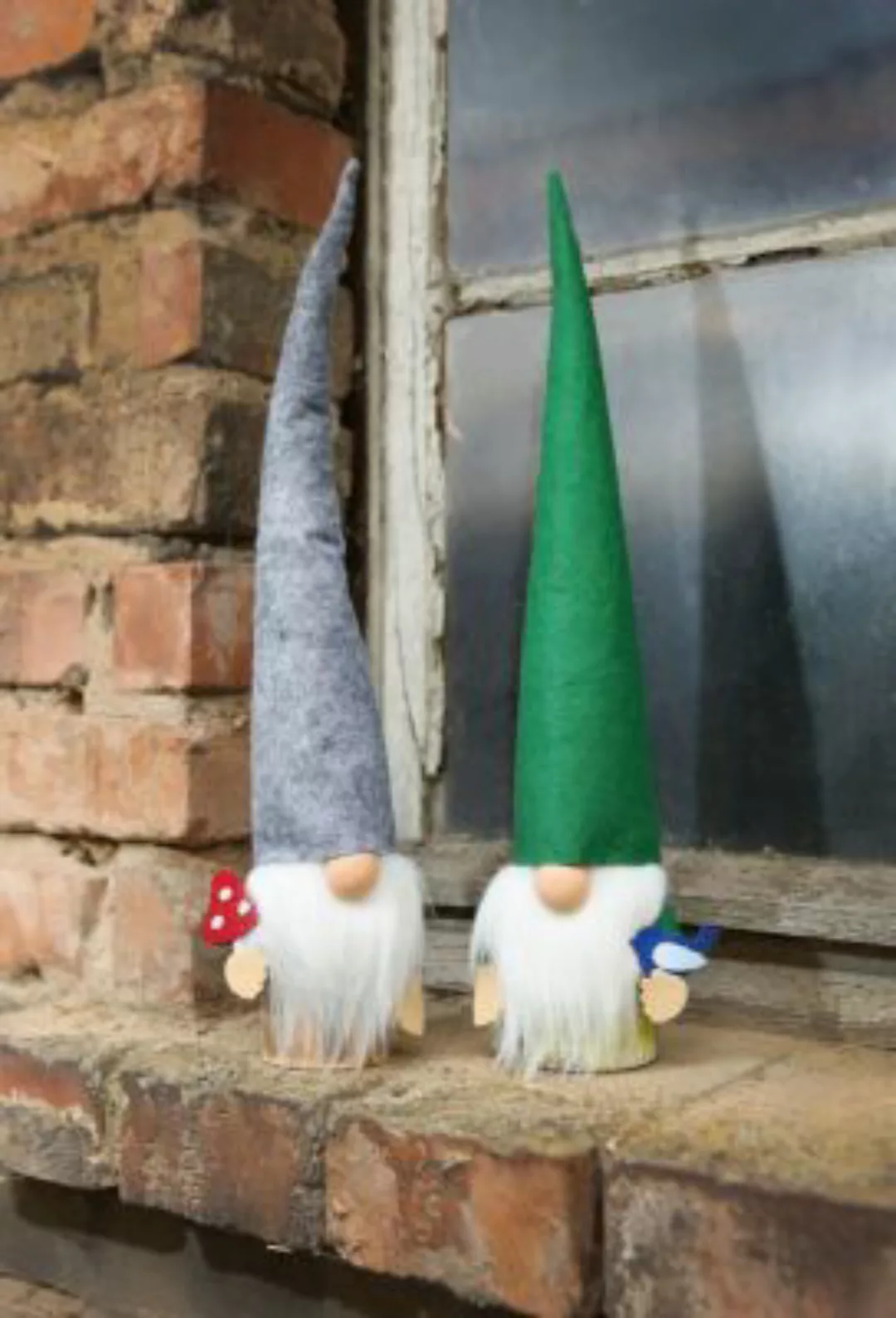 HOME Living Wichtelfreund SPAR-SET 2x Mütze Dekofiguren bunt günstig online kaufen