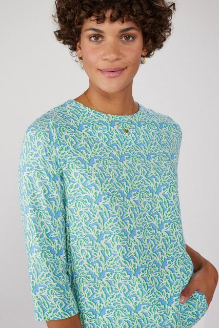Lieblingsstück Trachtenshirt Blusenshirt - ENIE - hellblau/spring green günstig online kaufen