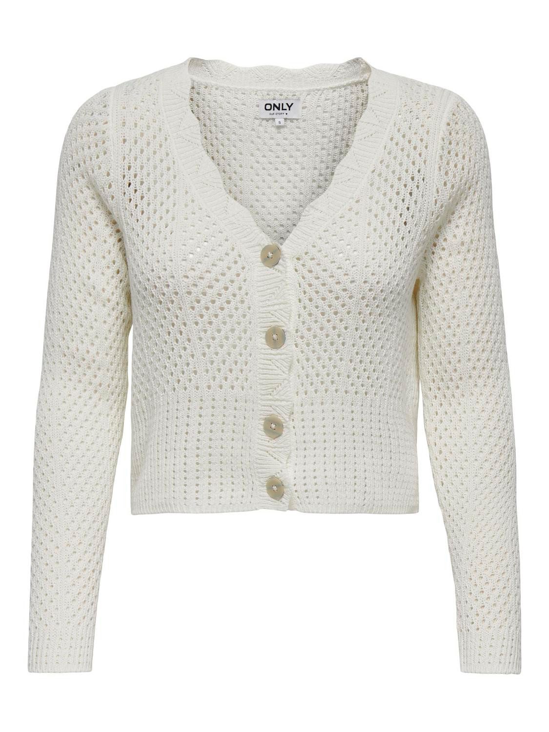 ONLY Strickjacke ONLROSELIA LS V-NECK CARDI günstig online kaufen