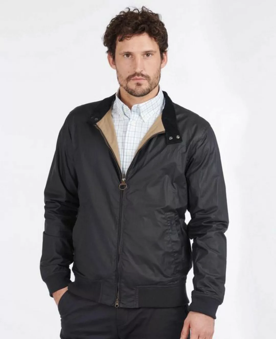 Barbour Outdoorjacke BARBOUR Wachsjacke Royston Lightweight Royal Navy (1-S günstig online kaufen