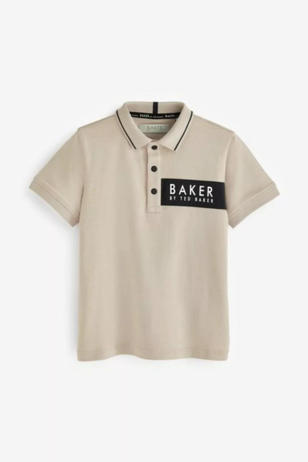 Baker by Ted Baker Poloshirt Baker by Ted Baker Langarm-Poloshirt mit Einsa günstig online kaufen