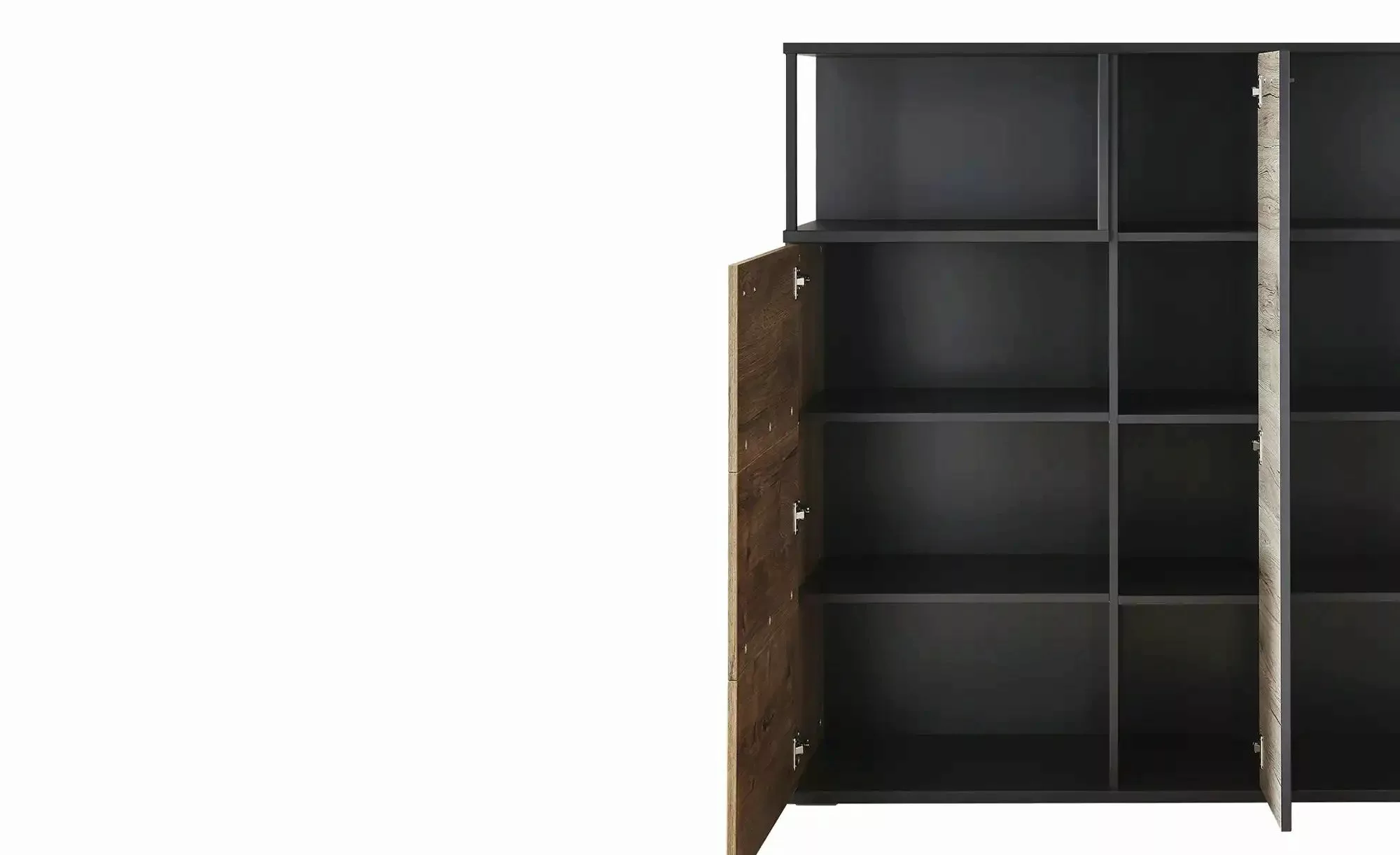 uno Highboard  Bacoor ¦ holzfarben ¦ Maße (cm): B: 150 H: 140 T: 44.0 Kommo günstig online kaufen