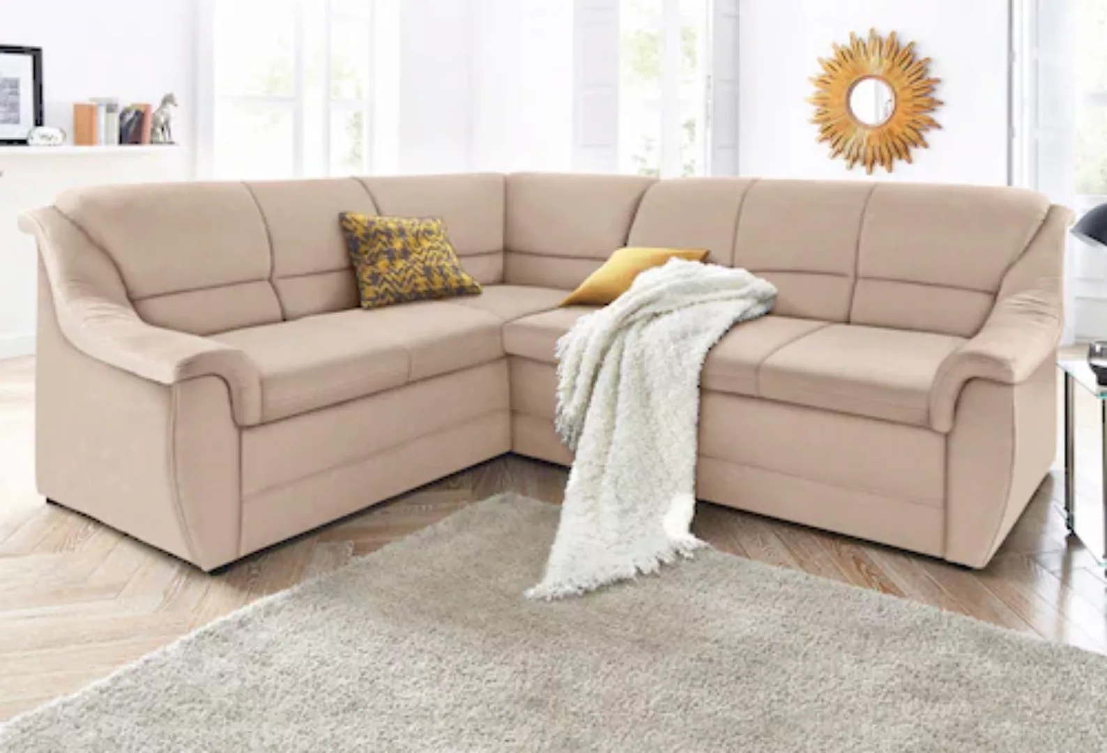 DOMO collection Ecksofa Franzi, wahlweise mit Bettfunktion, Bettkasten und günstig online kaufen