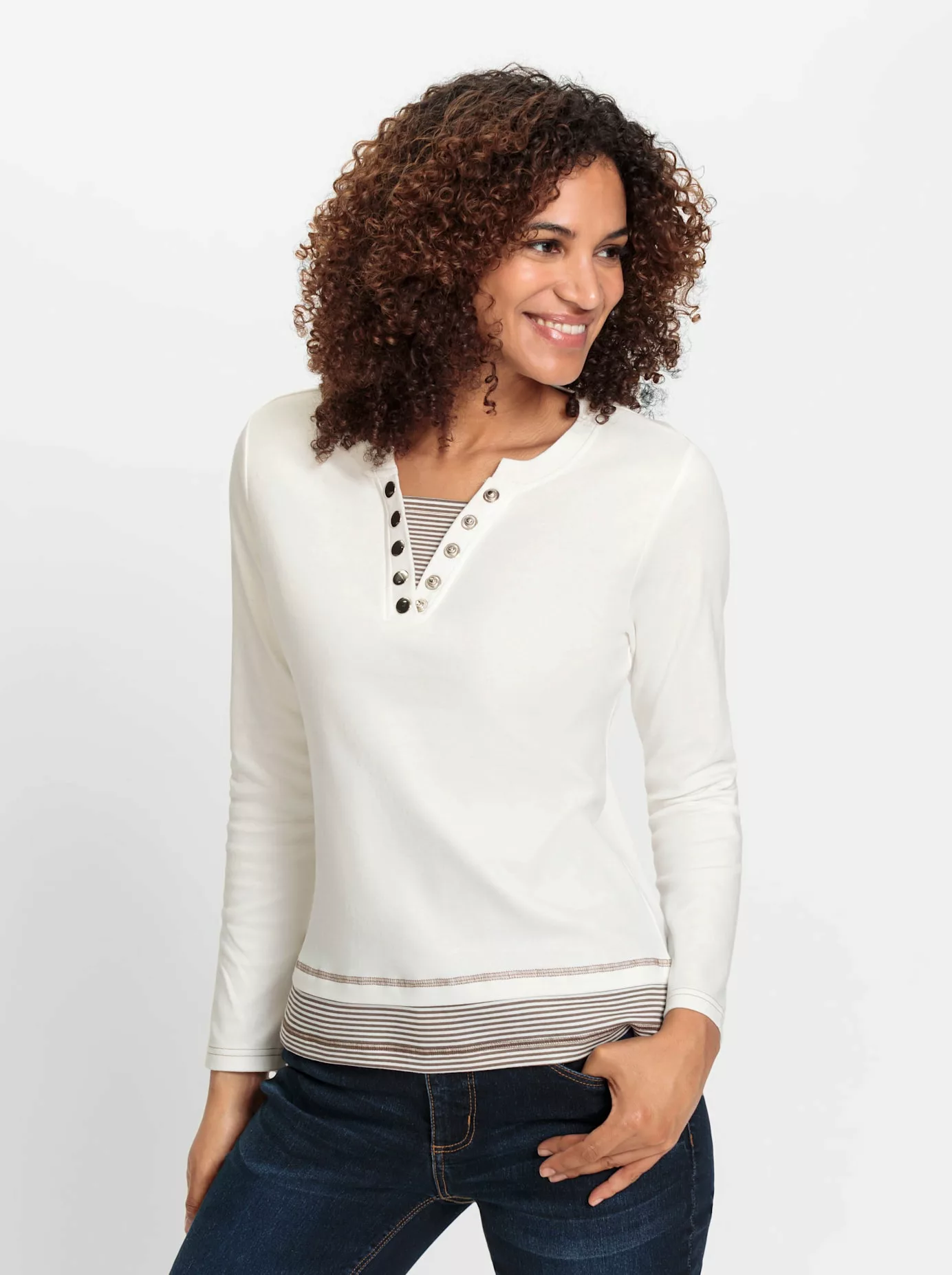 Inspirationen 2-in-1-Langarmshirt "Shirt", (1 tlg.) günstig online kaufen