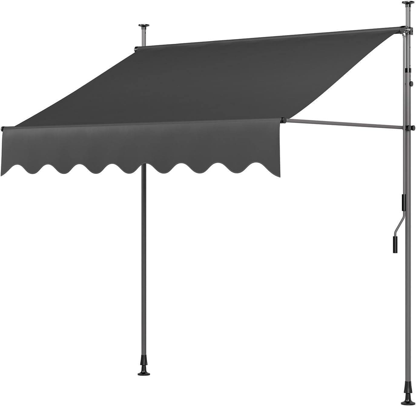 TLGREEN Klemmmarkise,Balkonmarkise,Sonnenschutz mit Handkurbel, (Wasserdich günstig online kaufen