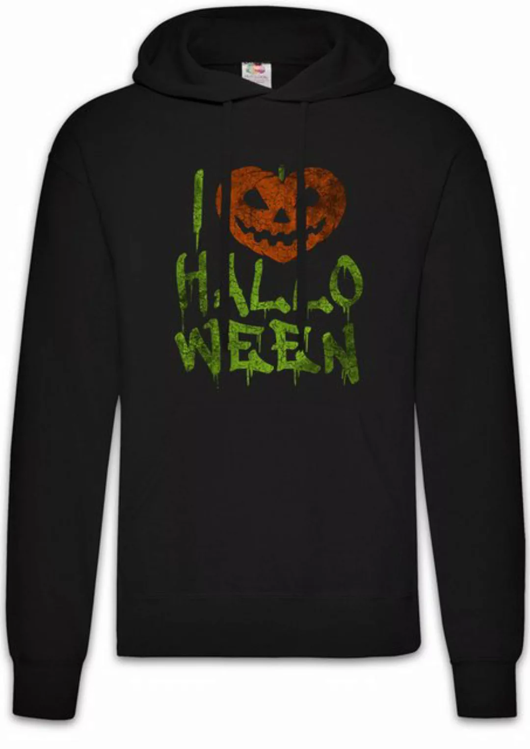 Urban Backwoods Hoodie I Love Halloween Herren Hoodie Kürbis Gesicht Latern günstig online kaufen