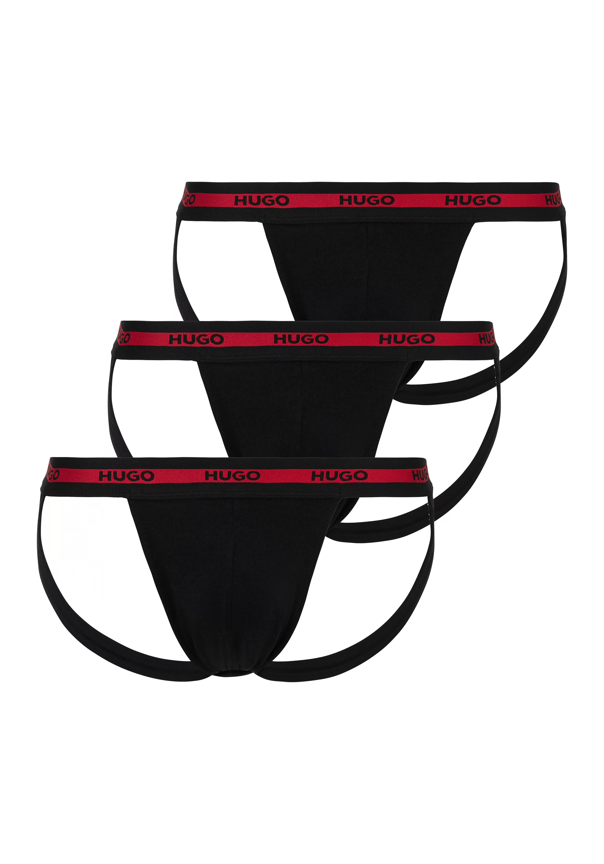 HUGO Underwear String "JOCKSTR TRIPL PLANET", (3 St.), mit Hugo-Logomuster günstig online kaufen