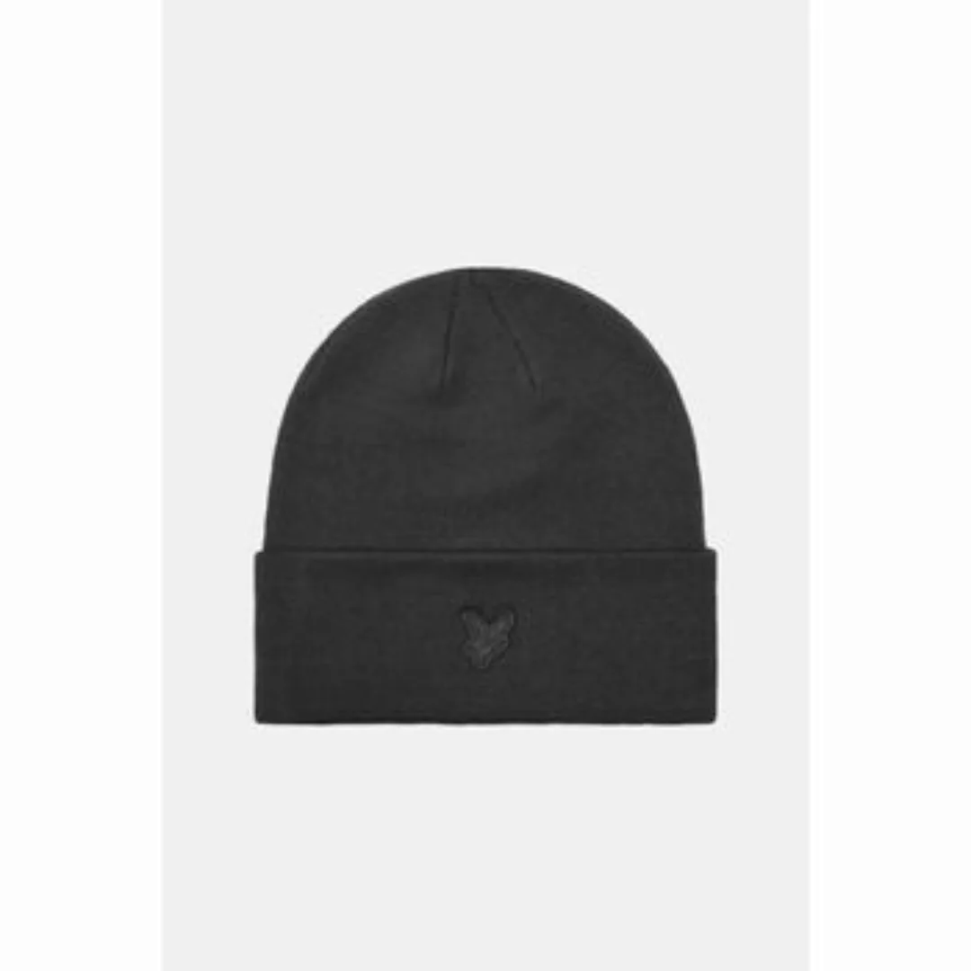 Lyle & Scott  Hut HE960TON TONAL EAGLE BEANIE-JET BLACK günstig online kaufen