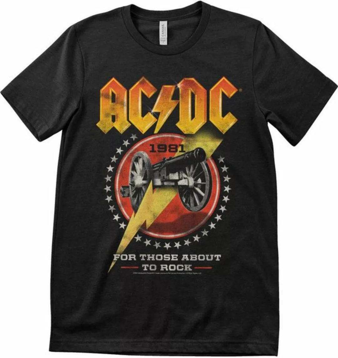 AC/DC T-Shirt 1981 For Those About To Rock T-Shirt günstig online kaufen