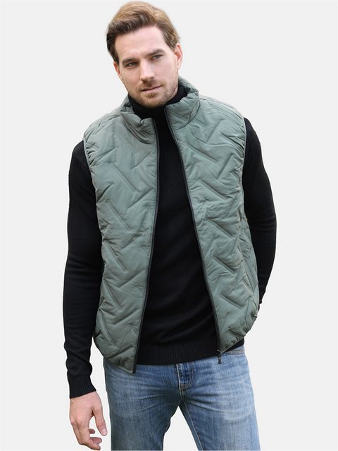 Allthemen Kurzweste Herren Winterweste mit Stehkragen Warm Outdoorweste Ärm günstig online kaufen