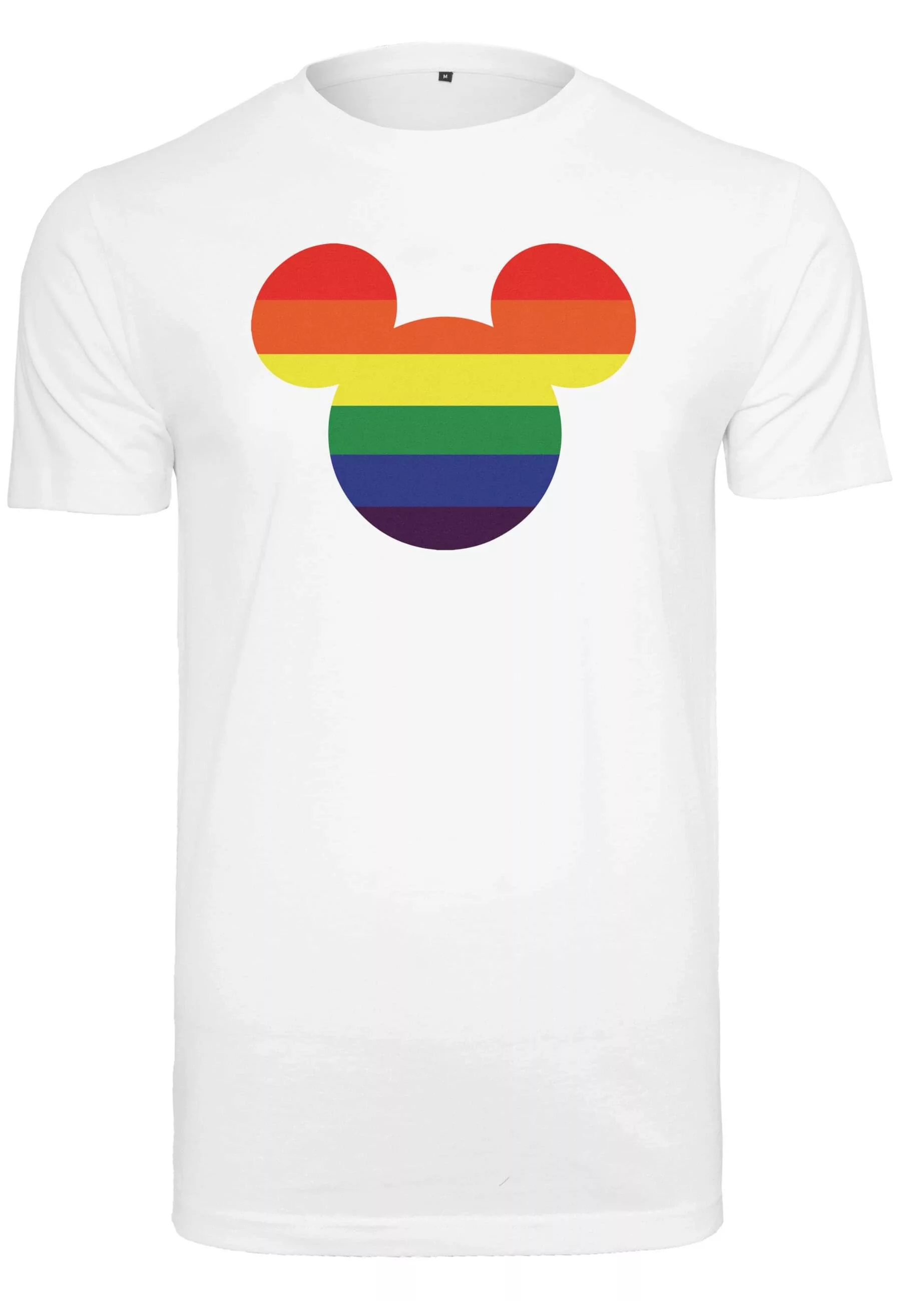 Merchcode Kurzarmshirt "Merchcode Herren Mickey Mouse Rainbow Pride Tee" günstig online kaufen
