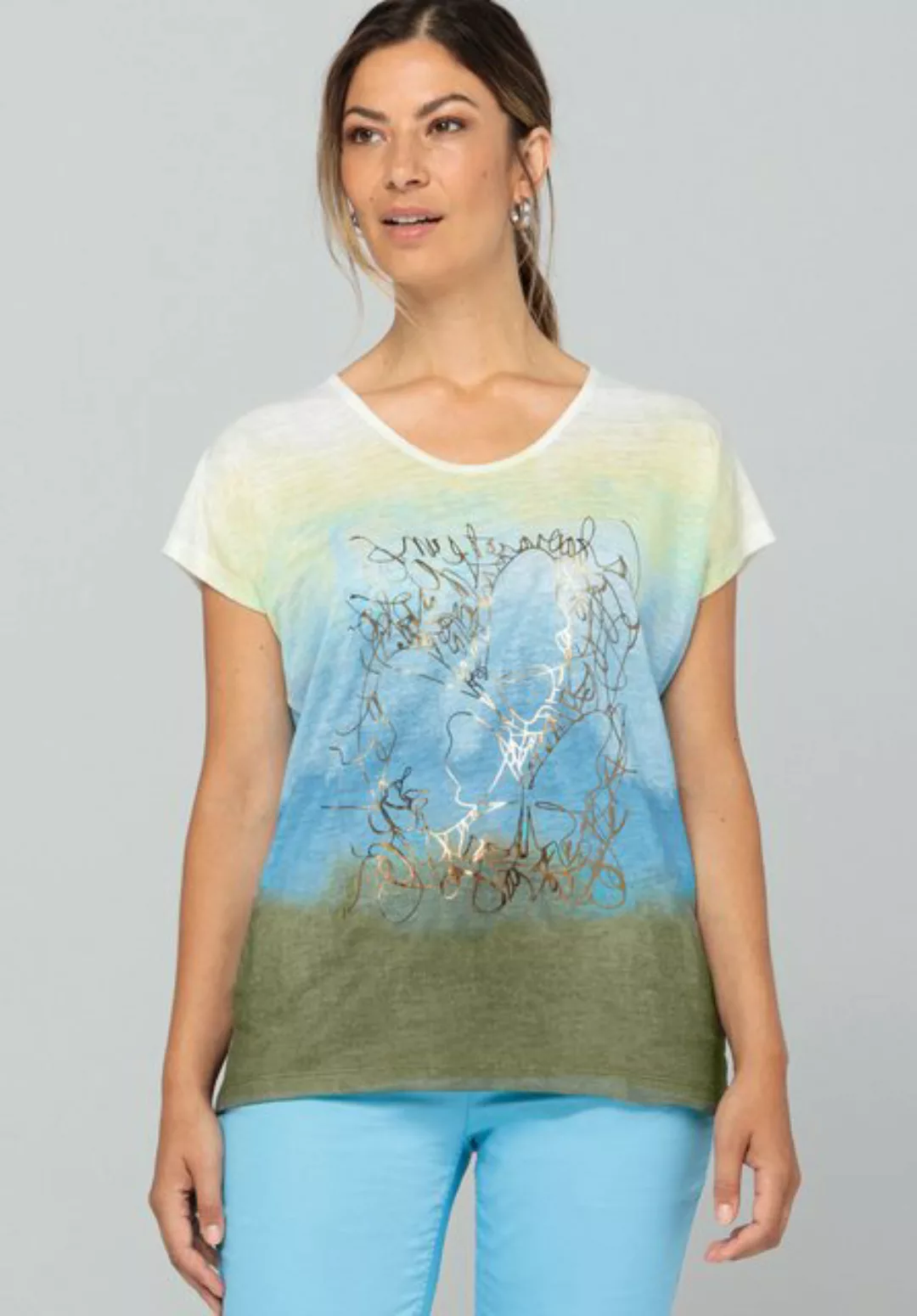 bianca Print-Shirt JULIE in coolem Farbverlauf in Trendfarben günstig online kaufen