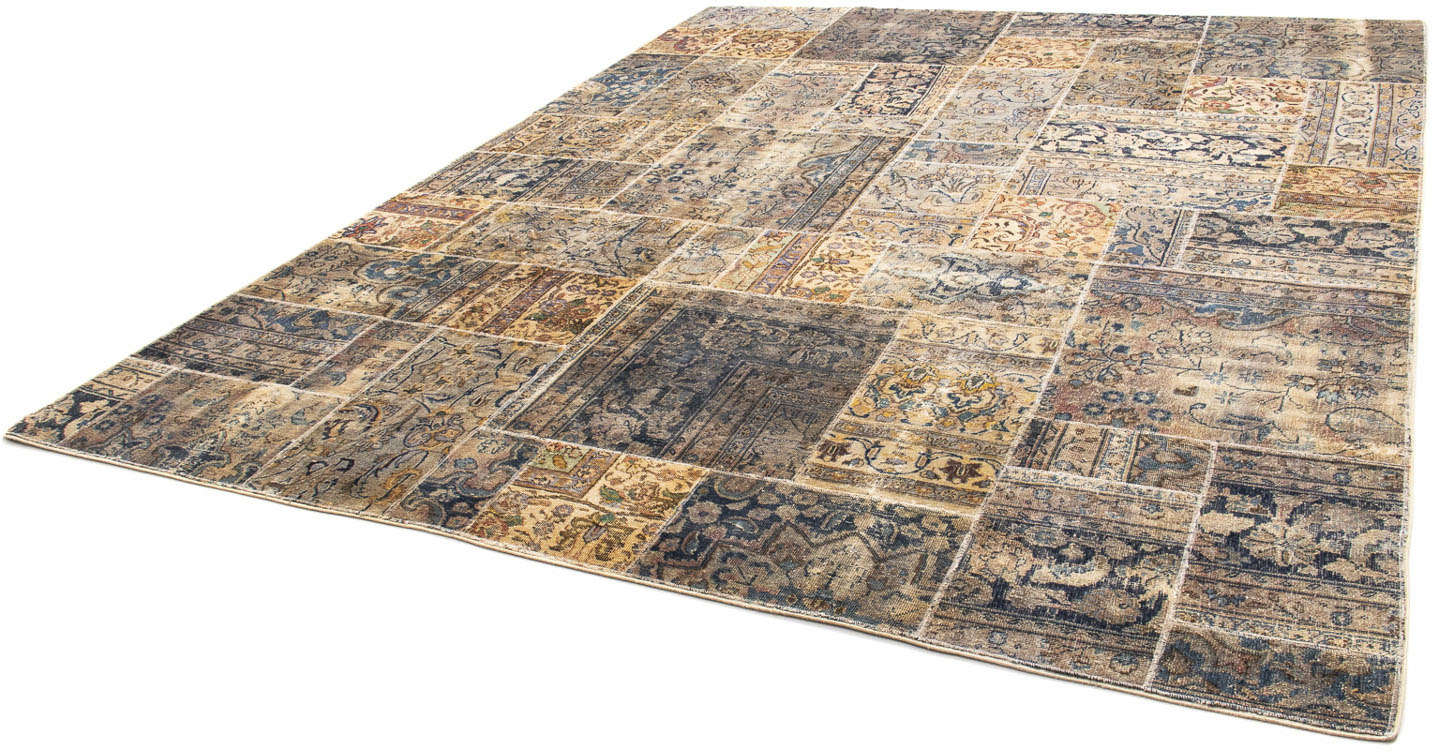 morgenland Teppich »Patchwork - 303 x 240 cm - mehrfarbig«, rechteckig, Woh günstig online kaufen