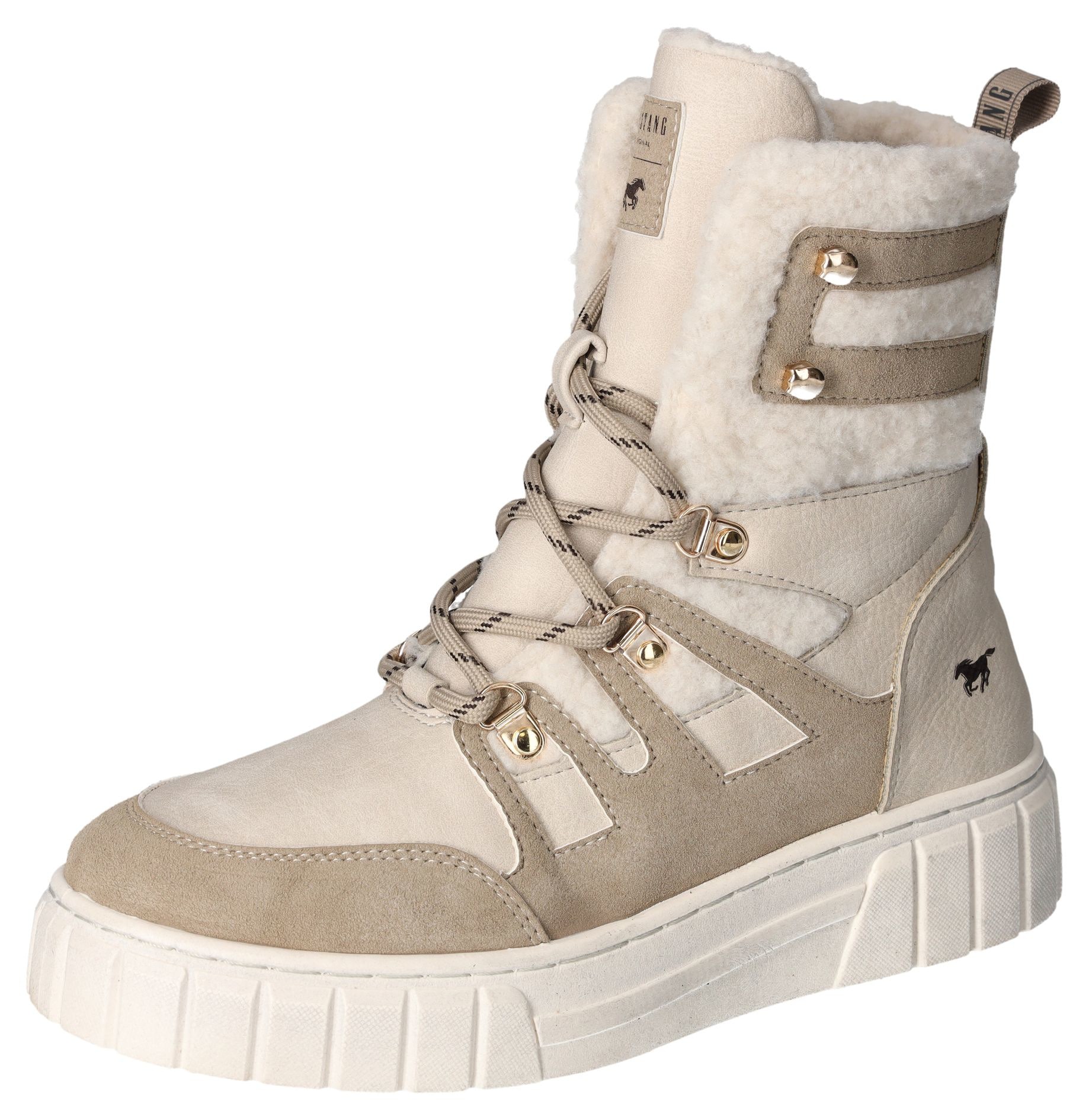 Mustang Shoes Winterboots, Schnürboots, Plateauboots, Snowboots mit Anziehl günstig online kaufen