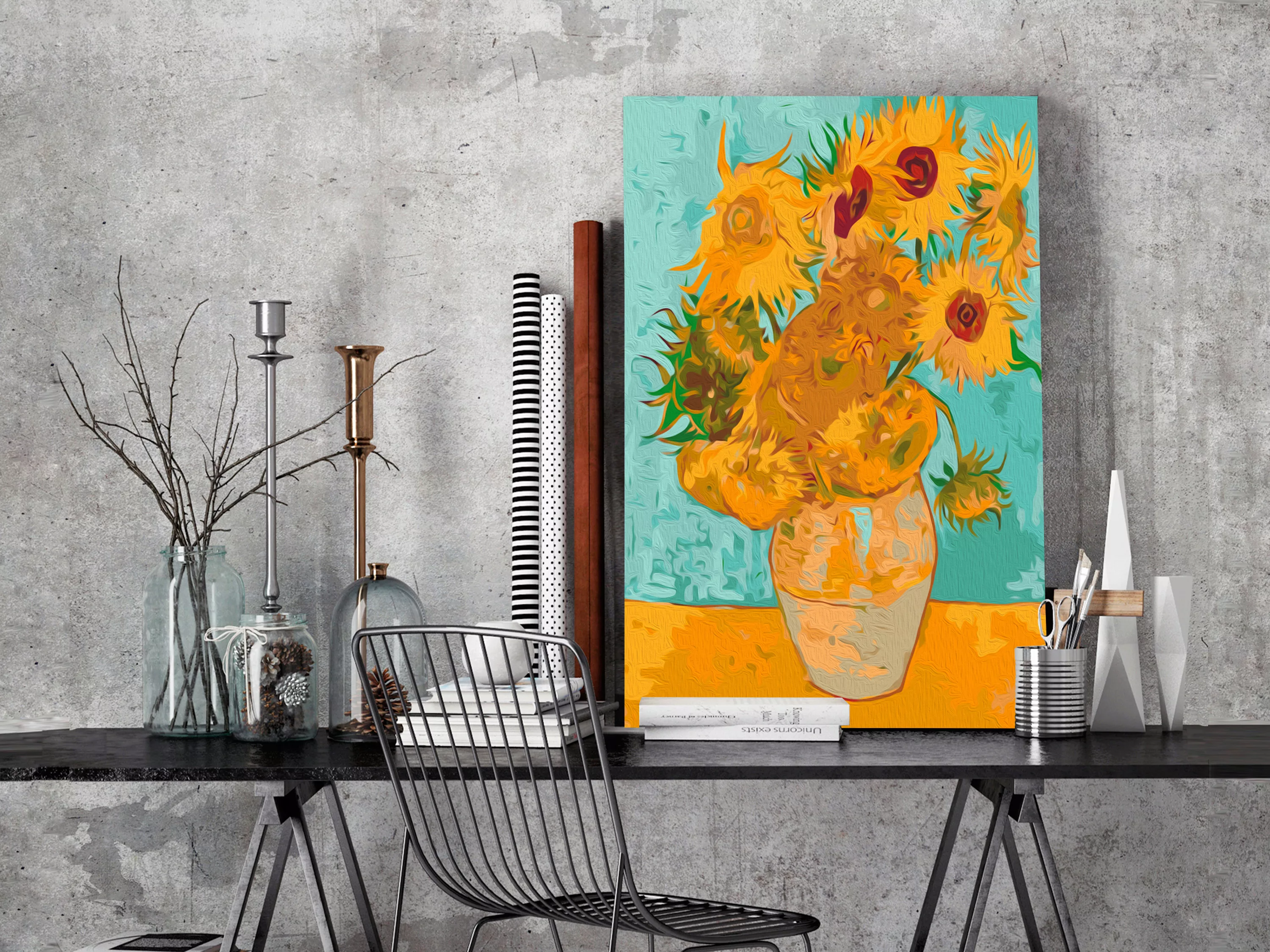 Malen Nach Zahlen - Van Gogh's Sunflowers günstig online kaufen