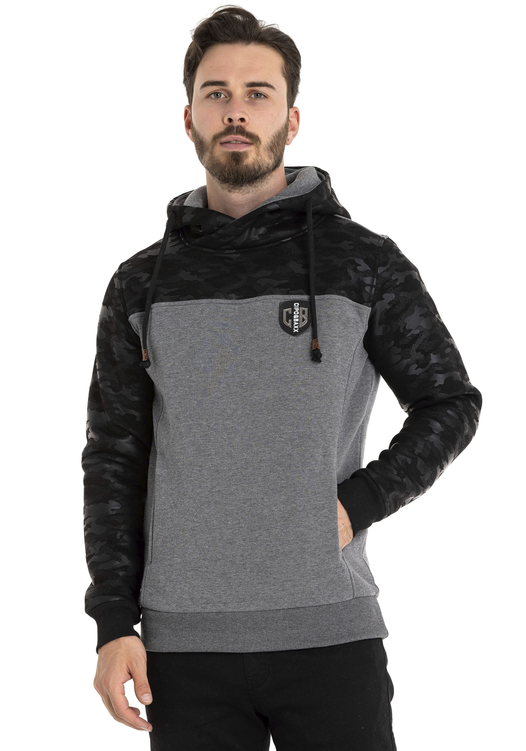 Cipo & Baxx Kapuzensweatshirt günstig online kaufen