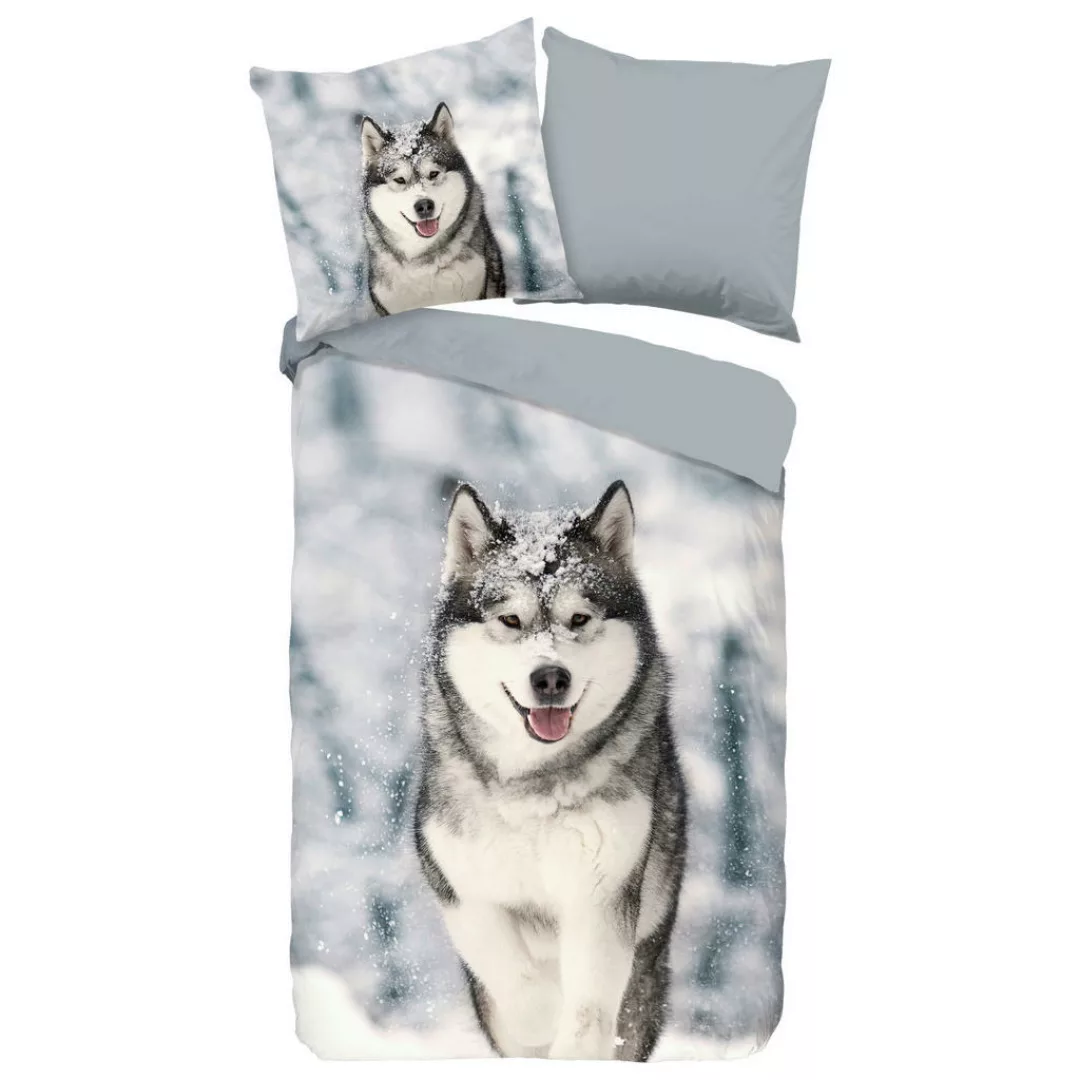 Baumwoll Bettwäsche Husky Flanell günstig online kaufen