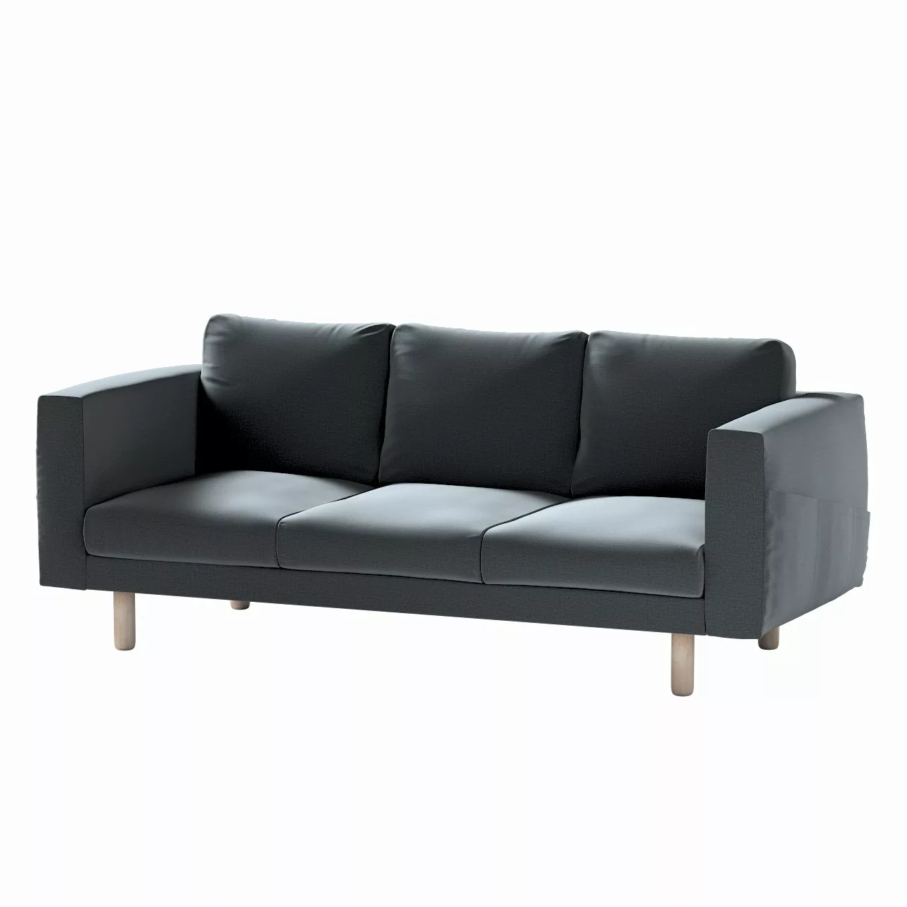 Bezug für Norsborg 3-Sitzer Sofa, graphite, Norsborg 3-Sitzer Sofabezug, In günstig online kaufen