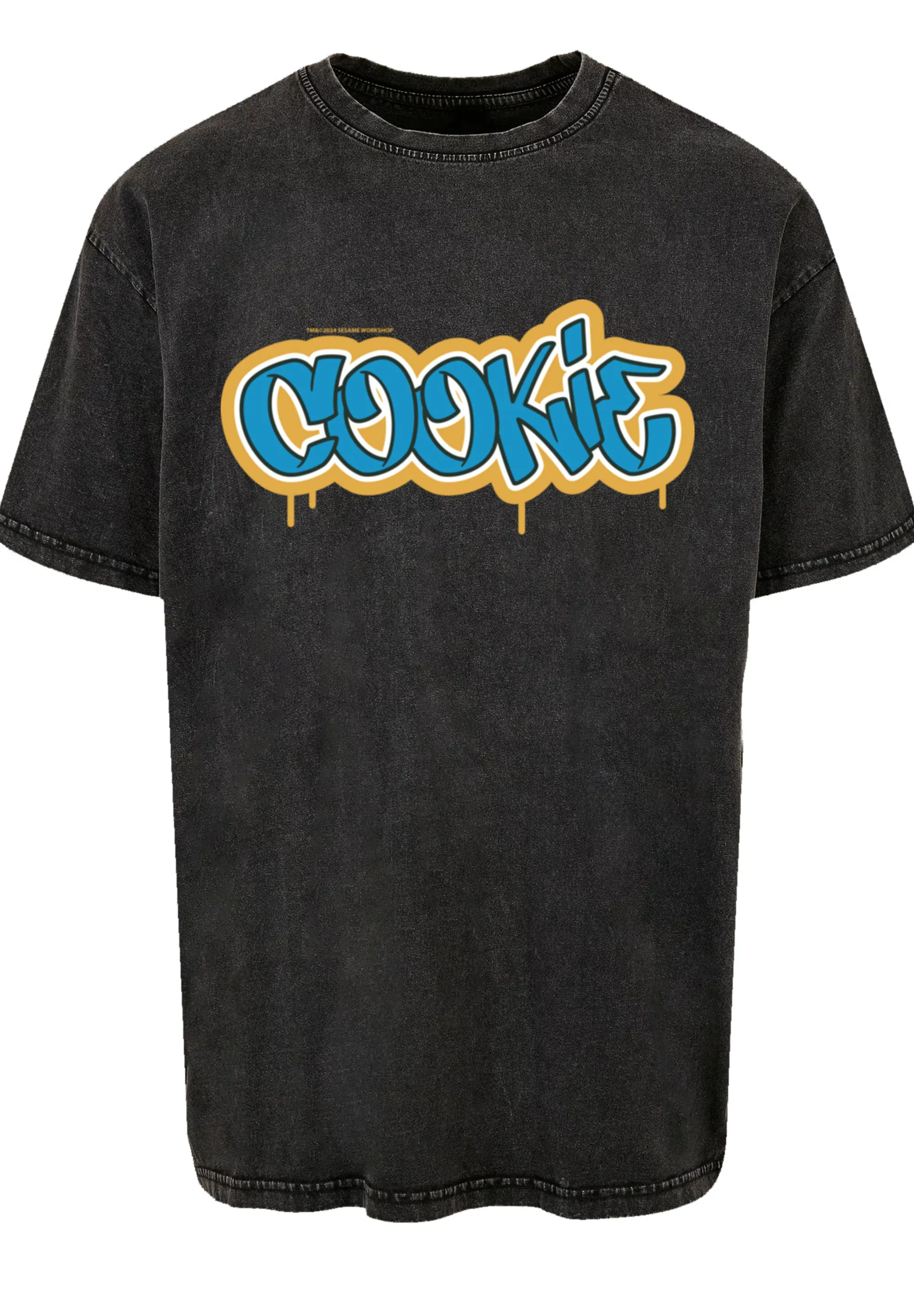 F4NT4STIC T-Shirt "Sesamstraße Cookie Graffiti Tag", Premium Qualität günstig online kaufen