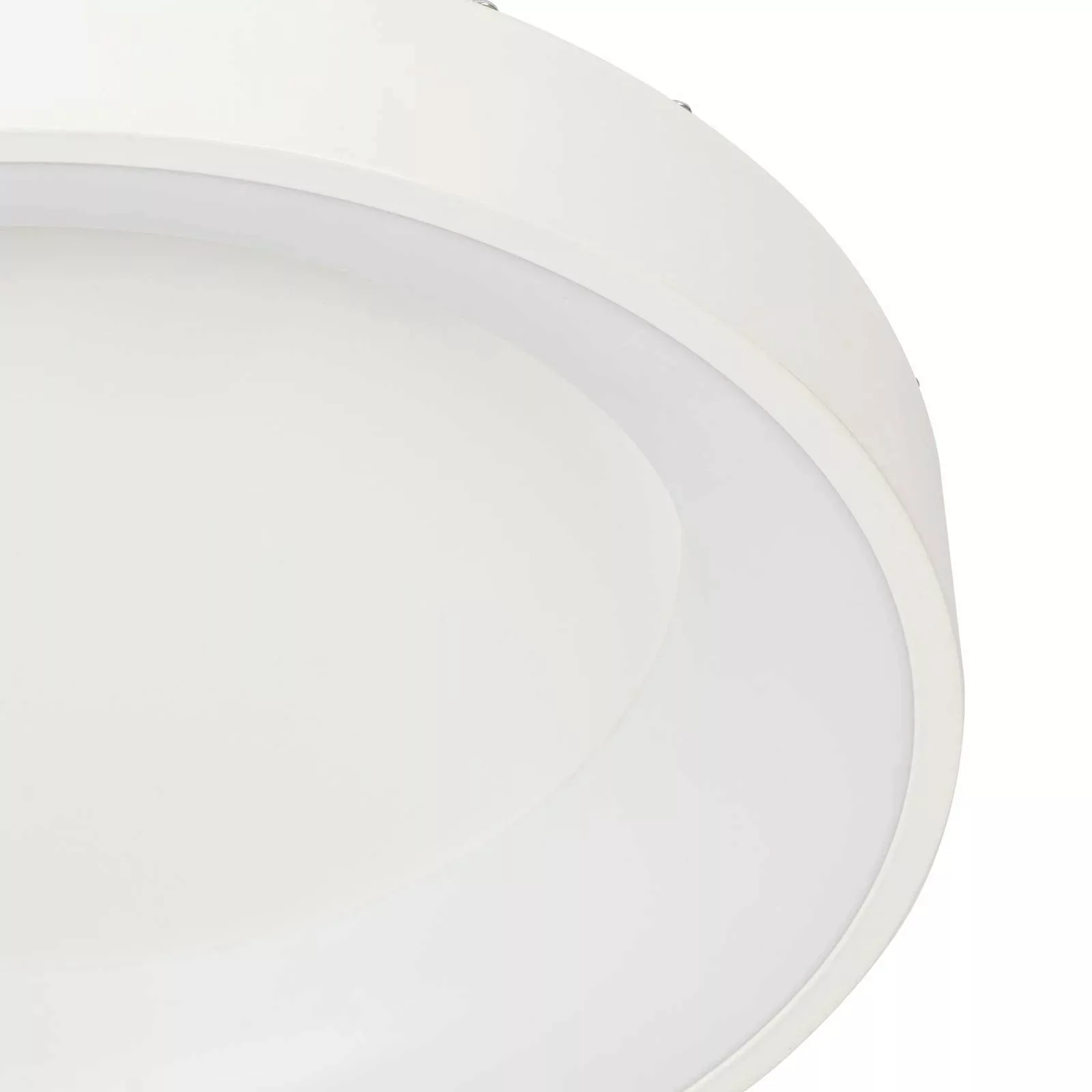 Lucande LED-Deckenleuchte Samvel, Ø 38,4 cm, Weiß, Eisen günstig online kaufen