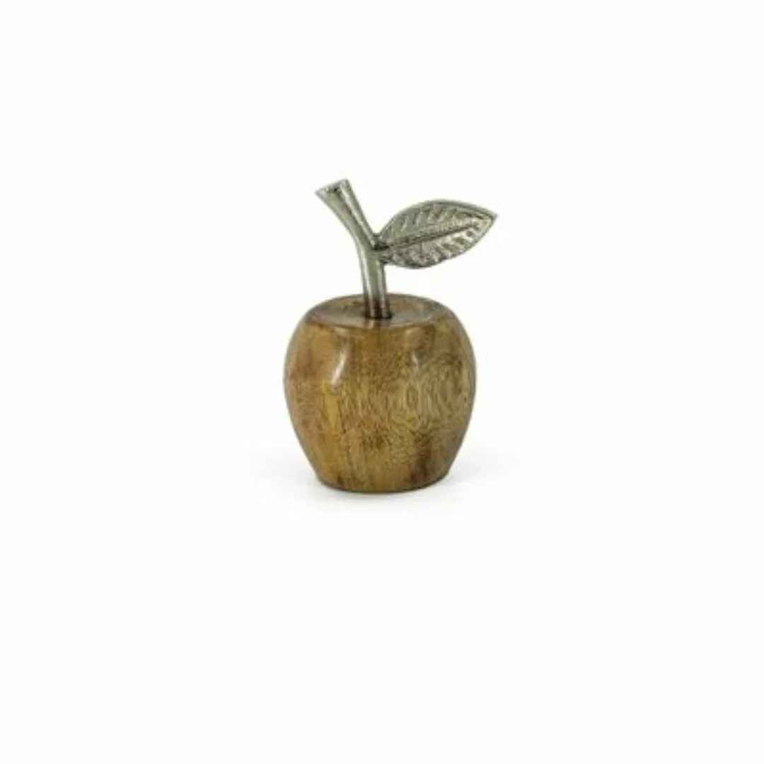 HTI-Living Dekofigur Apfel braun/silber günstig online kaufen
