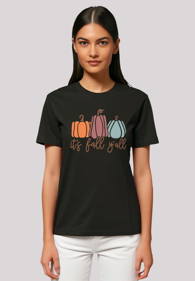 F4NT4STIC T-Shirt Pumpkins Kürbis its Fall Herbst yall Premium Qualität, Ha günstig online kaufen