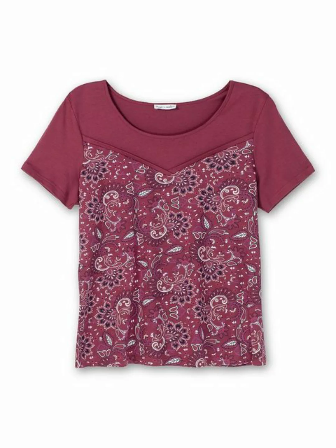 sheego by Joe Browns T-Shirt Große Größen mit Paisleymuster günstig online kaufen