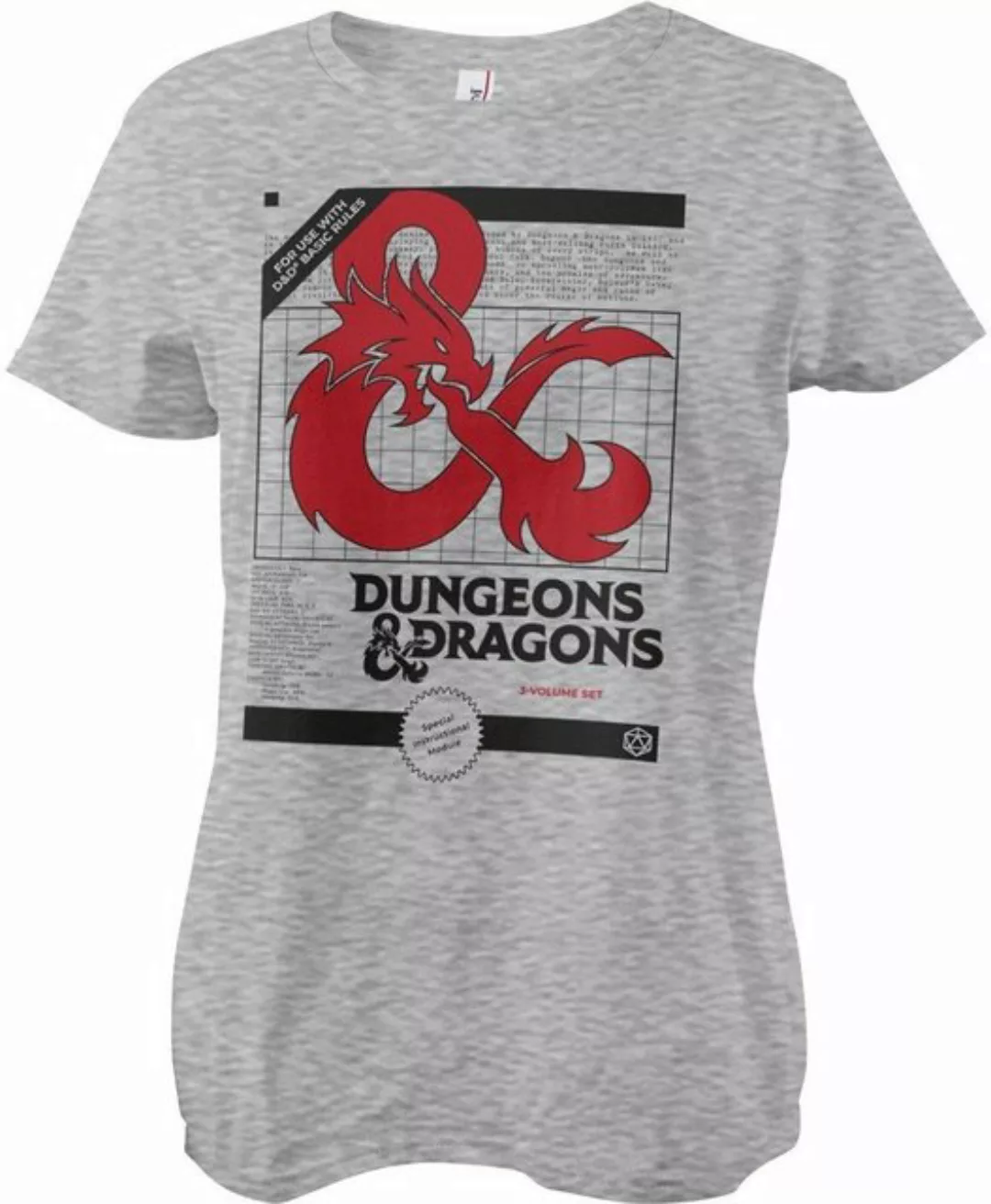 DUNGEONS & DRAGONS T-Shirt D&D 3 Volume Set Girly Tee günstig online kaufen