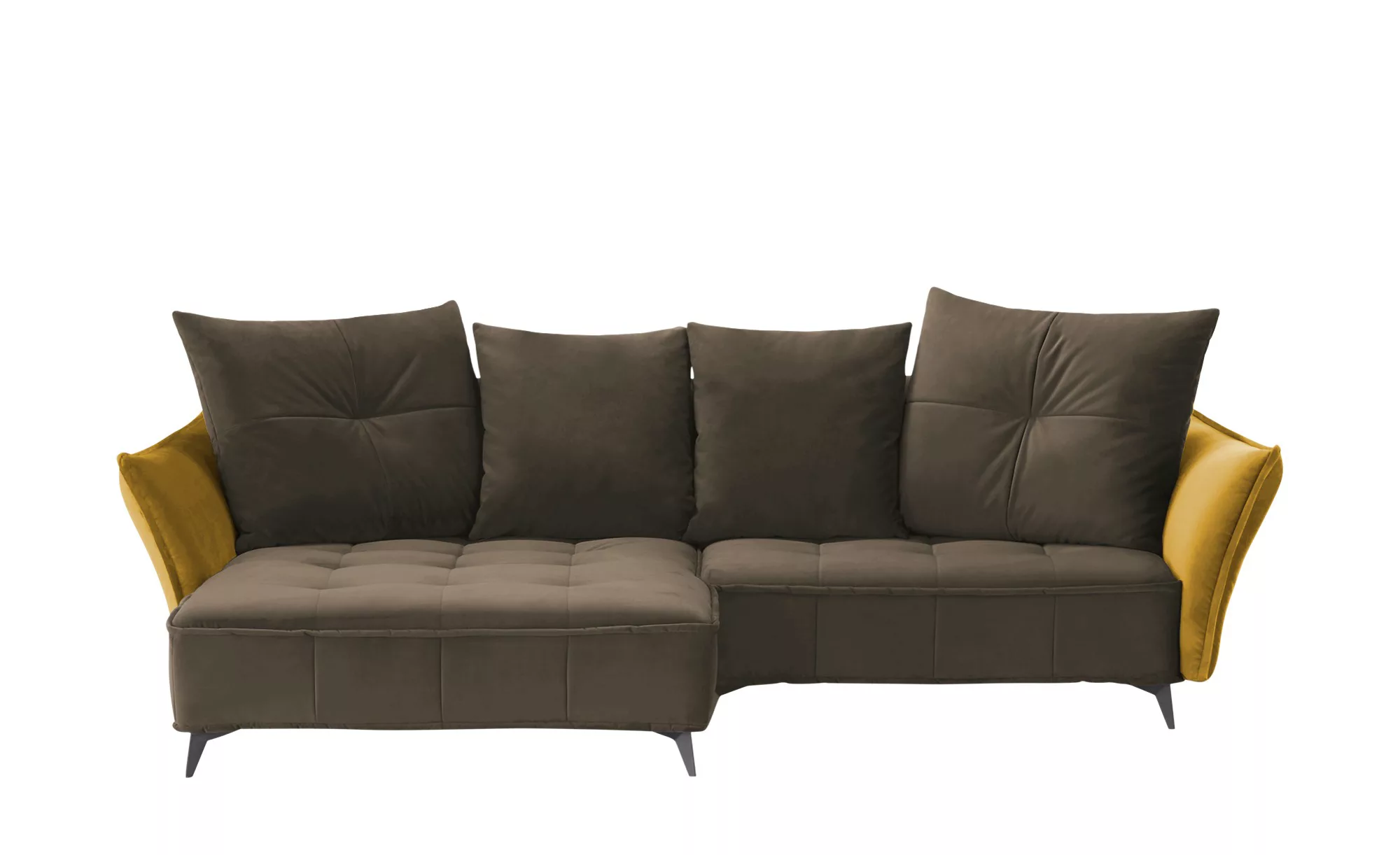 Ecksofa - braun - 290 cm - 80 cm - 175 cm - Polstermöbel > Sofas > Ecksofas günstig online kaufen