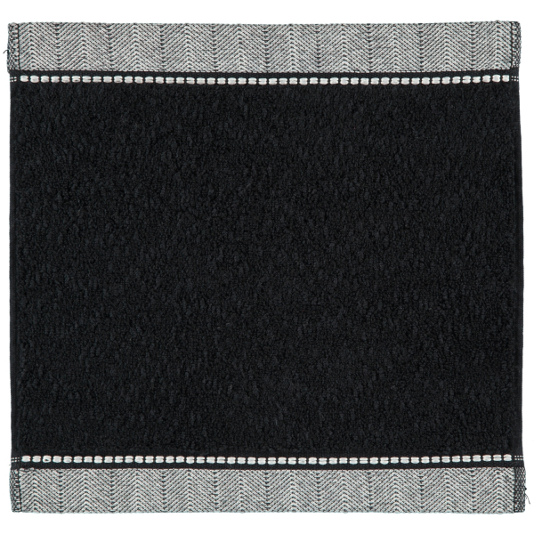 Möve Brooklyn Uni - Farbe: black - 199 (1-0669/8970) - Seiflappen 30x30 cm günstig online kaufen