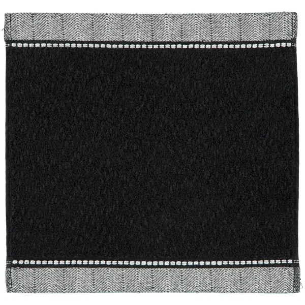 Möve Brooklyn Uni - Farbe: black - 199 (1-0669/8970) - Seiflappen 30x30 cm günstig online kaufen